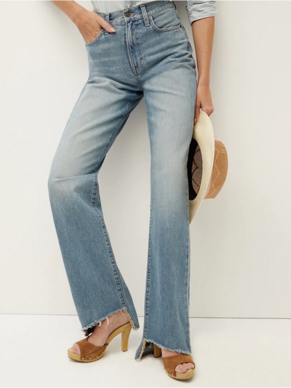 Veronica Beard Dylan Full Length Straight Denim Jeans size 29